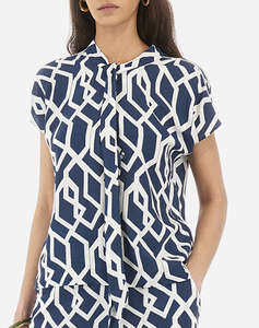 LA MARTINA CAMASA ΚΜ WOMAN SHIRT S/S PRINTED POPELI