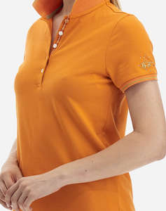 LA MARTINA BLUZA POLO KM WOMAN POLO S/S PIQUET STRETCH