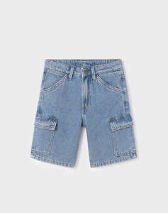 MAYORAL Pantaloni scurti denim cargo