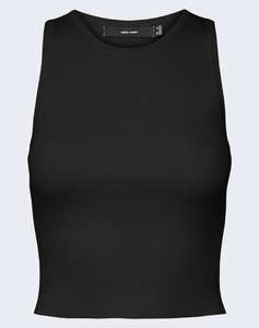 VERO MODA VMGINNY SL O-NECK CROP TOP NOOS