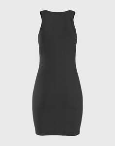 CALVIN KLEIN ARCHIVAL MONOLOGO RIB TANK DRESS