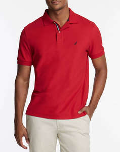 NAUTICA BLUZA POLO SOLID ANCHOR DECK C/O