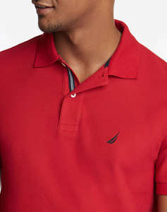 NAUTICA BLUZA POLO SOLID ANCHOR DECK C/O