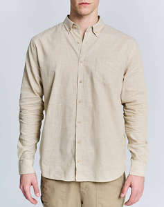 STAFF Hummel Man Longsleeve Shirt 70%Co 30%Lin