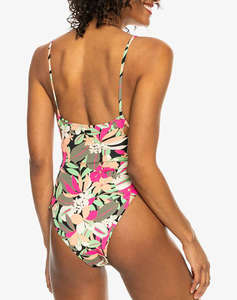 ROXY PT BEACH CLASSICS LACE UP OP COSTUM DE BAIE DE DAMA