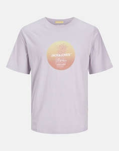 JACK&JONES JORARUBA SUNSET BRANDING TEE SS C.N