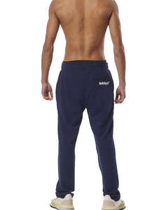 BODY ACTION MENS ESSENTIAL STRAIGHT SWEATPANTS W/ZIPPERS