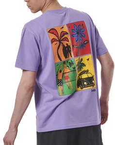 BODY ACTION MENS ENJYME WASH BEACH T-SHIRT