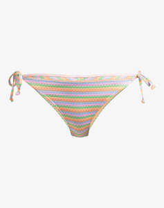 ROXY WAVY STRIPE CHEEKY TIE SIDE COSTUM DE BAIE DE DAMA