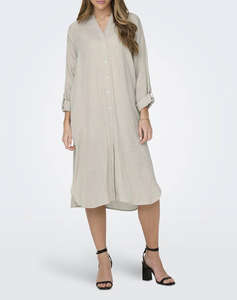 ONLY ONLTOKYO L/S LINEN BLEND DRESS PNT NOOS