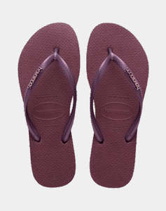 HAVAIANAS SLIM LOGO METALLIC PAPUCI