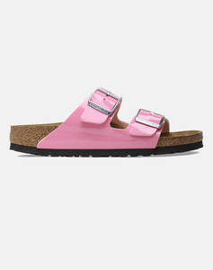 BIRKENSTOCK BS CLASSIC ARIZONA BF PATENT CANDY PINK/BLACK 35 - 43 NARROW SEASONAL SANDALE DE DAMA