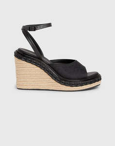 CALVIN KLEIN WEDGE SANDAL 70 MONO JACQ