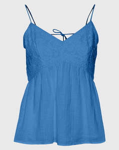 VERO MODA VMKIVA SINGLET TOP WVN BTQ