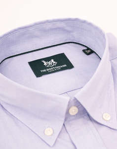 THE BOSTONIANS CAMASA FIL A FIL REGULAR FIT Plain FIL A FIL Button-down Regular Fit