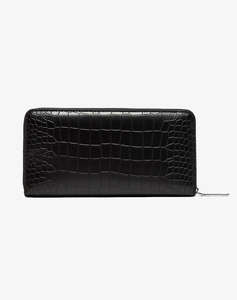 CALVIN KLEIN CK MUST LG ZIP AROUND_CROCO (Dimensiuni: 9.5 x 19 cm.)