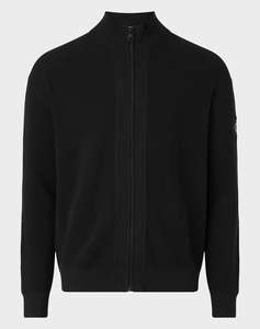 CALVIN KLEIN CORE BADGE SWEATER ZIP THROUGH