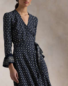 RALPH LAUREN N HARLW DR-LONG SLEEVE-DAY DRESS