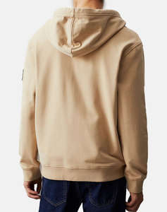 CALVIN KLEIN BADGE ZIP THROUGH HOODIE