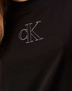 CALVIN KLEIN OUTLINED CK REGULAR TEE