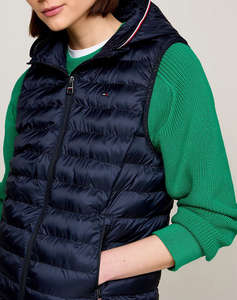 TOMMY HILFIGER LW PADDED GLOBAL STRIPE VEST