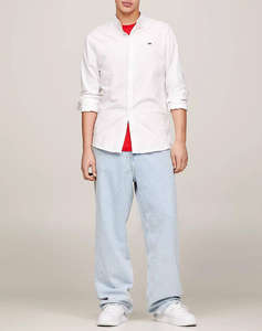 TOMMY JEANS TJM SLIM STRETCH OXFORD SHIRT