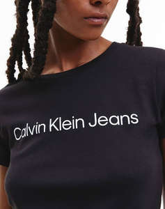 CALVIN KLEIN CORE INSTIT LOGO SLIM FIT TEE