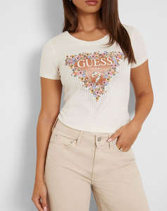 GUESS SS CN BOUQUET TRIANGLE TEE BLUZA DE DAMA