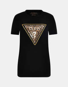 GUESS SS CN TRIANGLE LEO TEE BLUZA DE DAMA