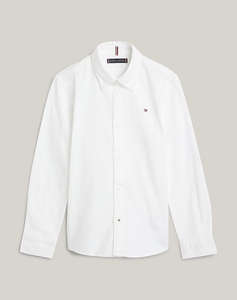 TOMMY HILFIGER CAMASA BOYS STRETCH OXFORD SHIRT