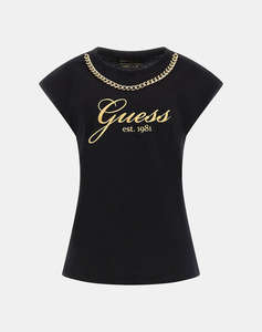 GUESS SS CN CRYSTAL LOGO TEE BLUZA DE DAMA