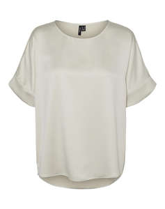 VERO MODA VMMERLE 2/4 O-NECK TOP WVN GA NOOS