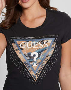 GUESS SS CN LEO TRIANGLE TEE BLUZA DE DAMA