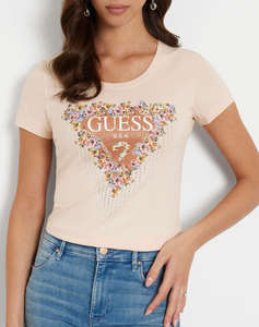 GUESS SS CN BOUQUET TRIANGLE TEE BLUZA DE DAMA