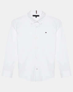 TOMMY HILFIGER CAMASA BOYS STRETCH OXFORD SHIRT