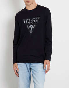 GUESS LS CN TRIANGLE TEE BLUZA DE BARBATI