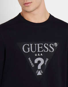 GUESS LS CN TRIANGLE TEE BLUZA DE BARBATI