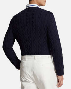 RALPH LAUREN LS DRIVER CN-LONG SLEEVE-PULLOVER