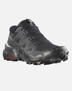 SALOMON TRAIL RUNNING - CROSS SPEEDCROSS 6 GTX BLACK / BLACK / PHANTOM INCALTAMINTE DE BARBATI