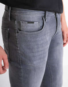 ANTONY MORATO MMDT00241FA750528W01893 MIN OF 10 JEANS OZZY TAPERED FIT IN POWER STRETCH GREY DENIM PANTALONI