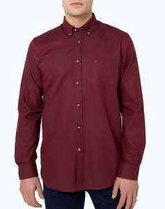 THE BOSTONIANS CAMASA TWILL REGULAR FIT Plain TWILL Button-down Regular Fit