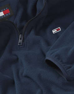 TOMMY JEANS TJM REG S FLAG POLAR 1/4 ZIP