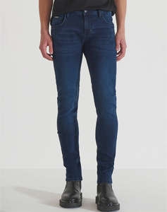 ANTONY MORATO MMDT00241FA750480W01865 MIN OF 12 JEANS OZZY TAPERED FIT IN ICONIC BASIC BLUE BLACK DENIM PANTALONI