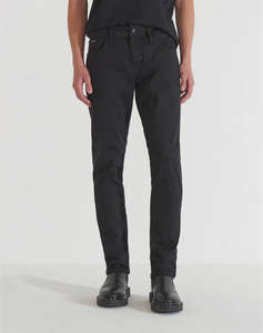 ANTONY MORATO MMDT00282FA750526W01891 MIN OF 10 JEANS KURT COMFORT TAPERED FIT IN ICONIC BLACK STAY BLACK DENIM PANTALONI