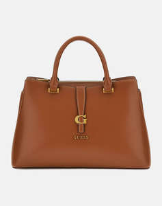 GUESS KUBA TRI COMPARTMENT SATCHEL GEANTA DE DAMA (Dimensiuni: 34 x 10 x 21 cm.)