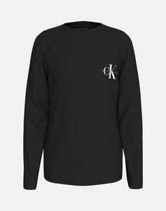 CALVIN KLEIN CHEST MONOLOGO LS T-SHIRT