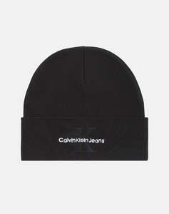 CALVIN KLEIN MONO LOGO EMBRO BEANIE