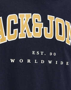 JACK&JONES JJECALEB VARSITY TEE LS O-NECK JNR