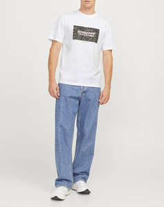 JACK&JONES JORBUSHWICK BOX TEE SS CREW NECK LN