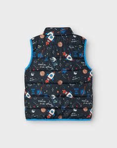 NAME IT NMMMYLANE VEST DARK AOP